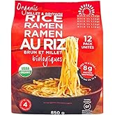 𝟪𝟧𝟢gr., Brown Rice & Millet Ramen. Оrgаniс. (12 реr Ваg)