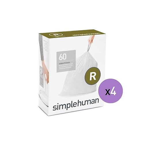 simplehuman Code R Custom Fit Drawstring Trash Bags in Dispenser