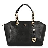 Da Milano Women's Handbag (Black) (LB-2069_BLACK_SAFFIANO)