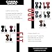 Cobra Grips PRO Weight Lifting Gloves Heavy Duty Straps Alternative to Power Lifting Hooks for Deadlifts with Built in Adjustable Neoprene Padded Wrist Wrap Support Bodybuilding (PRO Black Leather)