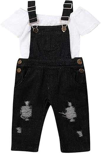 infant black ripped jeans