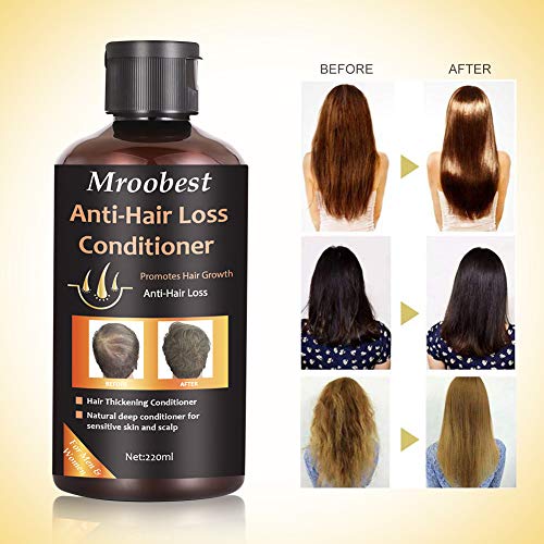 Hair Growth Conditioner, Damaged Hair Mask, Hair Conditioner, Anti-Hair Loss Conditioner, Hair Thickening Conditioner for The Regrowing, Deep Treatment of Damaged & Dry Hair