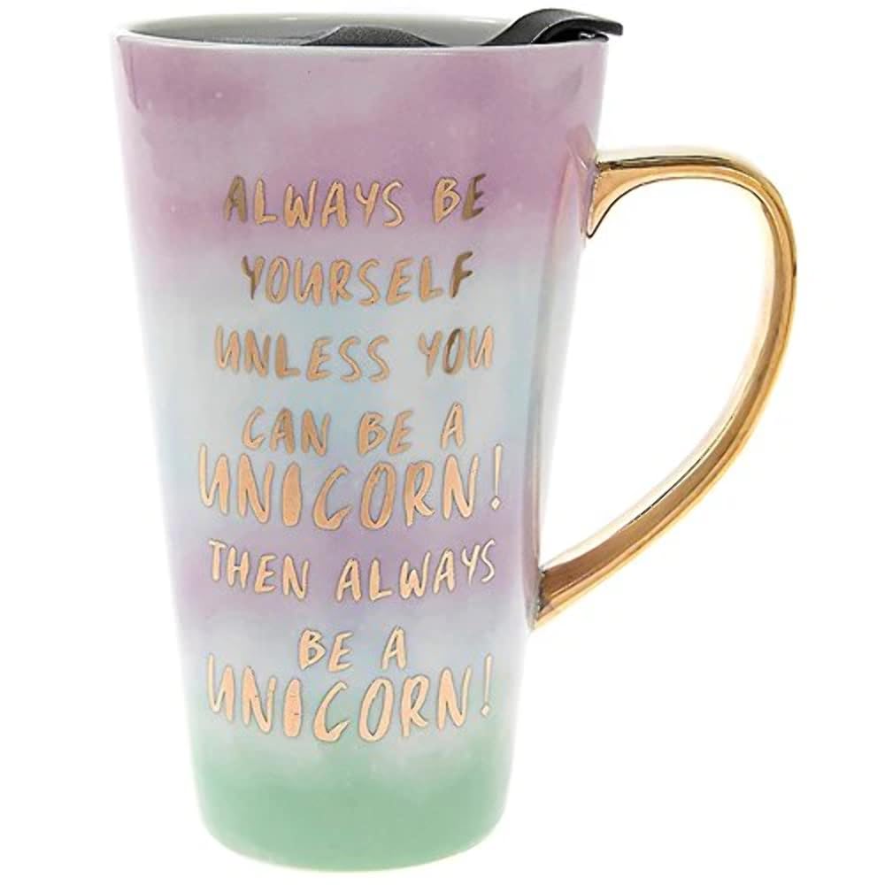 Unicorn Gold Latte Mug
