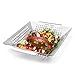 Extreme Salmon Vegetable Grill Basket, Heavy Duty Vegetable Grill Pan Stainless Steel BBQ Grill Basket with Handles, Grill Accessories for Vegetable Grilling Baskets for Outdoor Grill Cooking