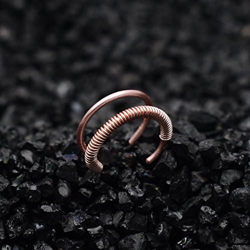 Jewelry Fake Piercing Earrings Handmade Winding Parallel Lines Cuff No Piercing Cartilage Customizable Clip Earings for Women