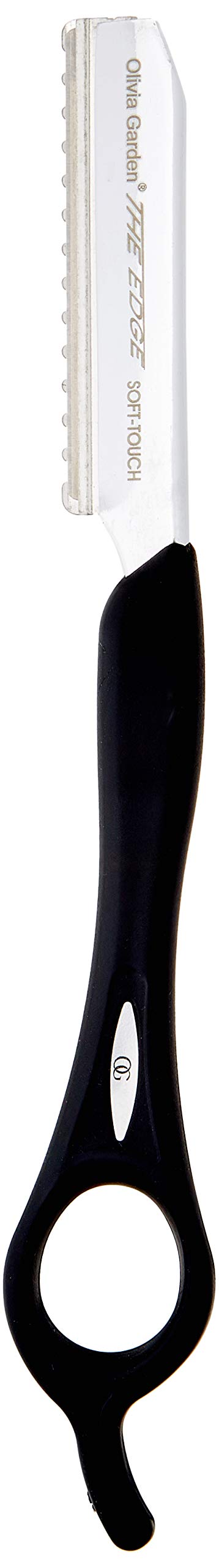Olivia Garden The Edge™ Soft Touch Razor - Longer Lasting Dual Blades, Comfortable and Ergonomic Handle, Lightweight