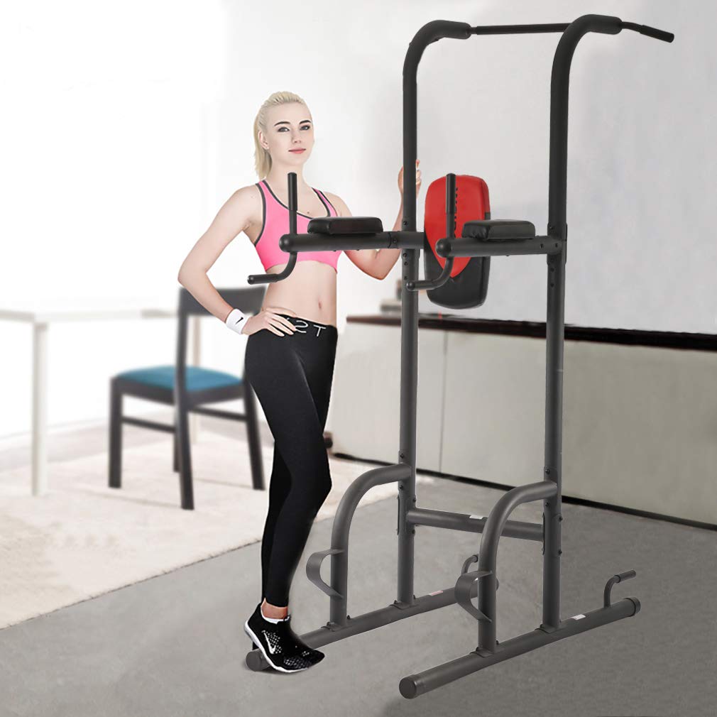 New Durable MultiFunction Body Power Tower w/ Dip Station Pull Up Bar