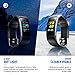 DR.VIVA Fitness Tracker Watch, Exercise Bands Sports Watch Heart Rate Monitor Wrist Smart Bracelet Touch Screen Pedometer Watch Compatible with Android and iOS Phones