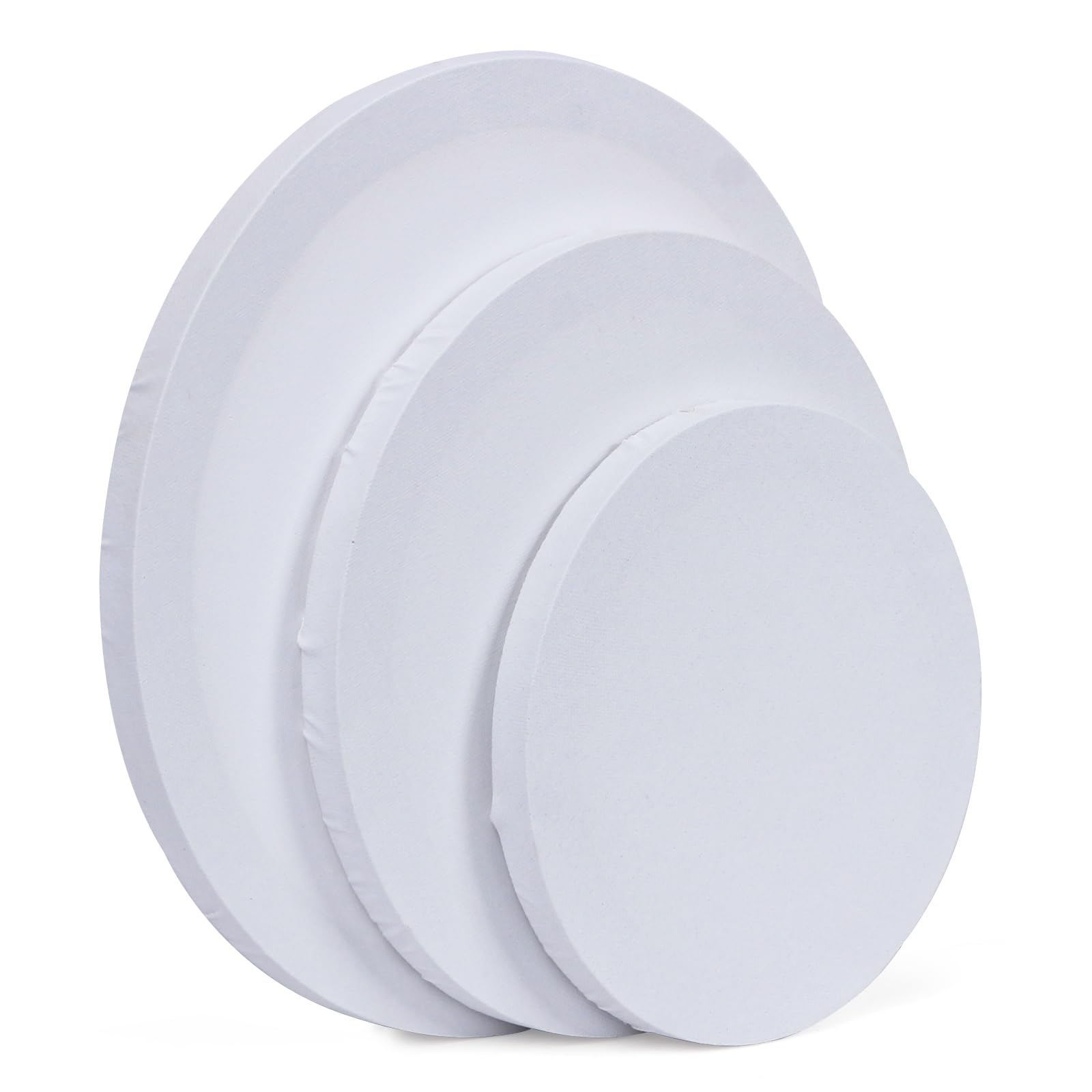 Canvas for Painting Mini Canvas Blank Panels 100% Cotton 3 Pieces for Acrylic Painting Oil Paint Wet Water Art Media