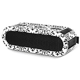 MoKo Carrying Case for Beats Pill+, Premium Vegan PU Leather Protective Cover Bag Sleeve Skins for Dr. Dre Beats Pill+ Portable Bluetooth Speaker, with Holding Strap & Carabiner, Versailles