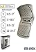 SB SOX Compression Knee Brace - Great Support That Stays in Place - Perfect for Recovery, Everyday Use - Best Treatment for Pain Relief, Meniscus Tear, Arthritis (Gray/Black, X-Large)