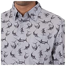 Guy Harvey Men's Short Sleeve Performance Fishing