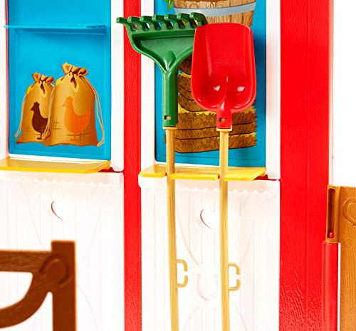 Barbie GFF51 Spaß auf dem Bauernhof Bauernhof Spielset mit Zwei Puppen, Puppen Spielzeug ab 3 Jahren – Bild 6