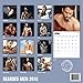 Bearded Men 12 x 12 inch Calendar, Belleville Press, 16 Month: September 2017 - December 2018