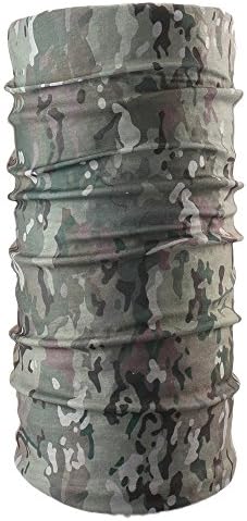 16-in-1 Neck Gaiter [Camo] - Versatile UV Sun Protection - Military Headwear, Headband, Bandana, Balaclava, Helmet Liner for Hunting Fishing Camping Hiking Motorcycle (ACU Camo)