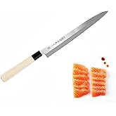 JapanBargain, Japanese Yanagiba Sashimi Knife Sushi Chef Knife, High Carbon Stainless Steel Blade 8-1/4 inch, Made in Japan, 210mm, 1-Pack