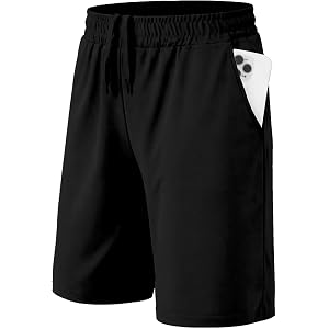 Kids Athletic Shorts with Pockets, Youth Quick Dry Shorts for Sports | Machine Wash, 8 Colors & XS-XXL, Basketball, Soccer, D