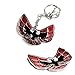 iJDMTOY (1) Eagle Formula Emblem Key Chain Fob Ring Keychain