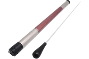 CashBeat 15 Inch Lightweight Wood Handle Conducting Baton, Professional Orchestra Conductor Wand with Case for Music Directors, Choral Symphony & Band Leaders
