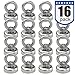 Magnetic Hooks, 25LBS Heavy Duty Neodymium Rare Earth Magnet Hook with 3 Layers Ni Strong Corrosion Protection,Ideal for Indoor Hanging
