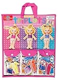 T.S. Shure Teeny Tiny Triplets Wooden Magnetic Dress-Up Dolls