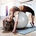 MANTRA SPORTS Heavy-Duty Exercise Ball Chair for Office Desk, Yoga Ball Chair Stability Ball with Base for Home Gym, Active Sitting Workout Ball Seat for Balance, Fitness, Birthing, Pregnancy & Labor