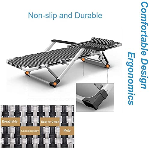 Liegestuhl Sonnenliege Gartenliege Lounge Sessel Klappbare Sonnenliegen Extra breite Liegestühle Klappbare Liegestühle… – Bild 6