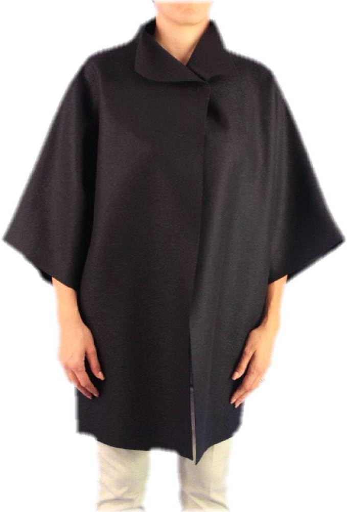 Harris Wharf London Fashion Womens A1510MLK199 Black Coat | Autumn-Winter 19