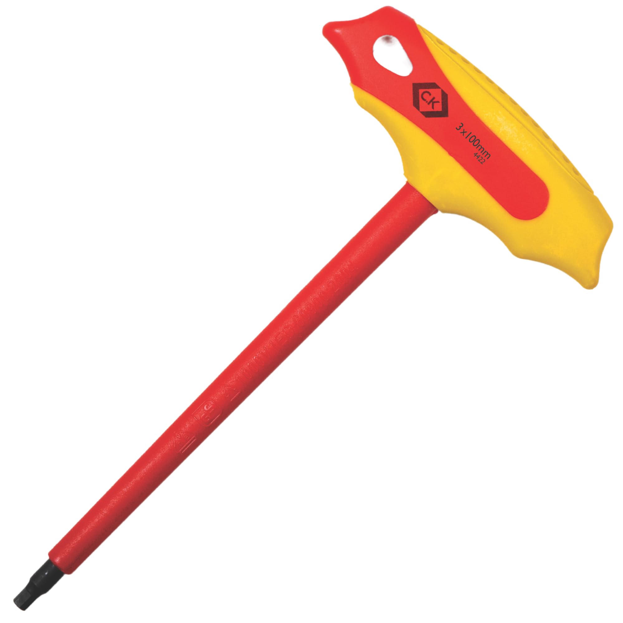 C.K T4422 03 VDE T-Handle Hexagon Key 3 mm