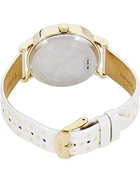 Timex Main Street esfera plateada Correa de piel reloj para mujer tw2r11700