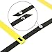 AIQI Speed & Agility Training Ladder for Improving Speed, Agility, Fitness, Leg Strength and More with Black Carrying Bag (Yellow, 12-Rung 20FT)