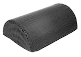 Foot Rest Cushion, Half Cylinder Design, for Home and Office (Large 17.7 