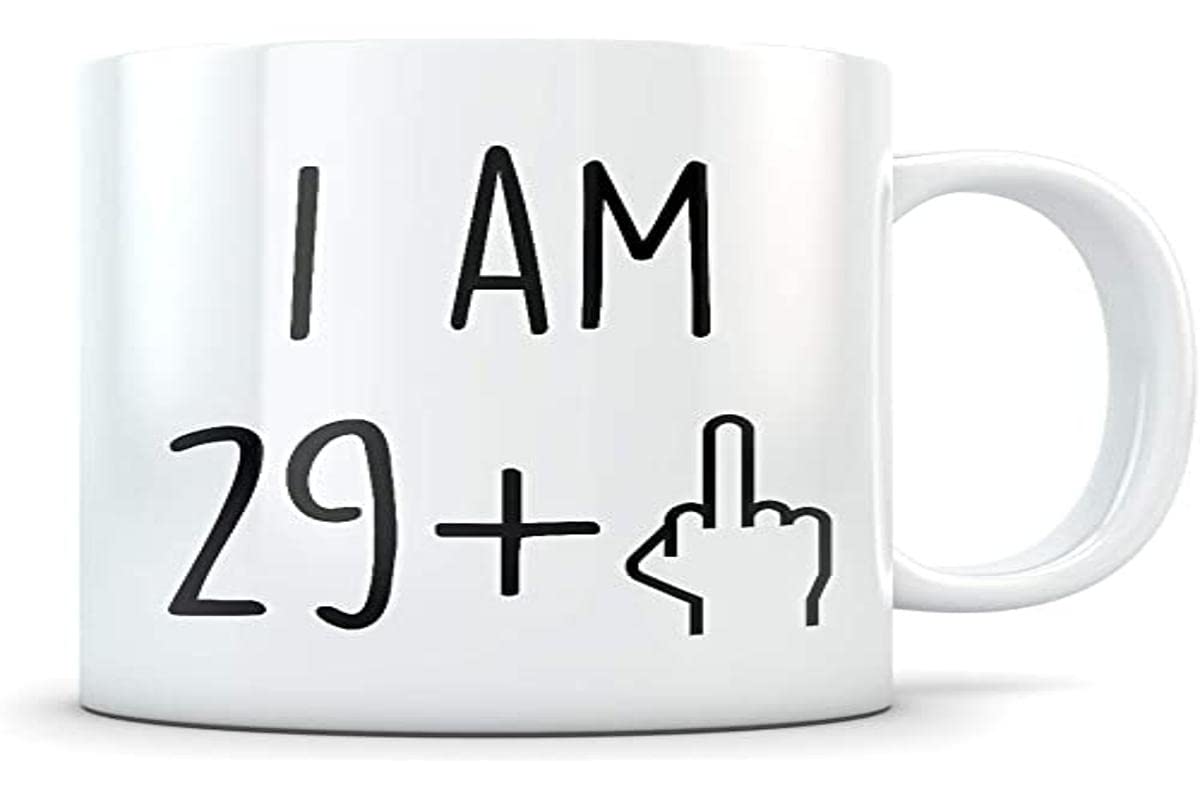 DFSDFSASDF 11 oz Coffee Mug, Funny 30th Birthday Gift for Women and Men Turning 30 Years Old Happy Bday Coffee Mug Dirty Thirty Gag Party Cup Idea as a Joke Celebration Best Adult Birthday Presents