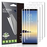 [3 PACK] Samsung Galaxy Note 8 Screen Protector (Case Friendly), LK [Full Coverage] PET Soft Flexible TPU film with Lifetime Replacement Warranty