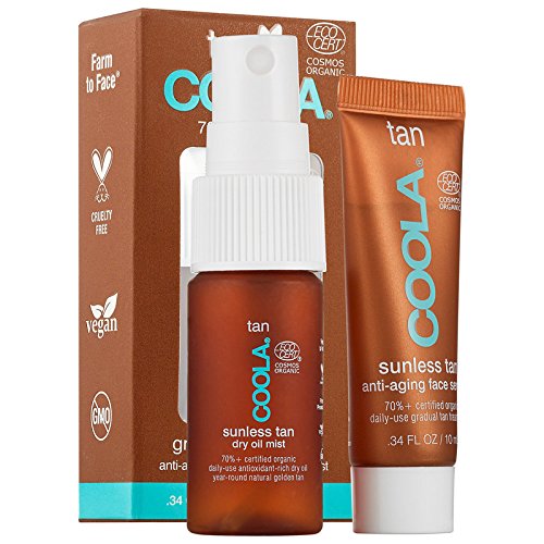 COOLA Gradual Tan Duo Pack Sampler (Face Serum: 10mL, Oil Mist: 15mL)