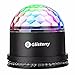 Disco Light, GLISTENY Mini Stage Lights Magic Party Lamp Sound Activated Colorful Rotating Ball Crystal 48LED For Wedding Show KTV Bar DJ Ballroom Home Club Pub