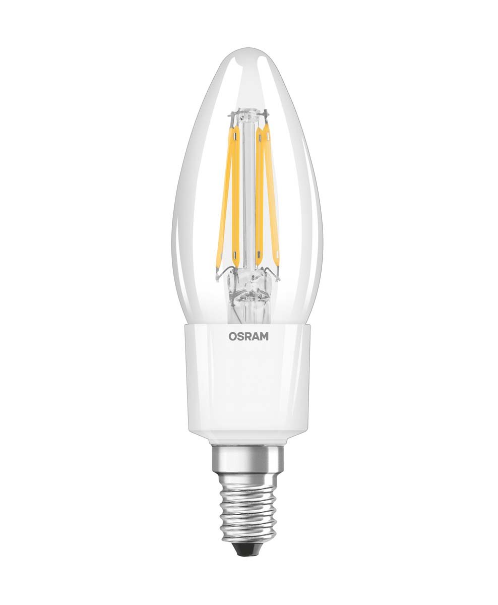 Osram LED Light Bulb | E14 | Warm White 2700 K 6 W LED Retrofit Replacement for 60 W Incandescent Bulb Classic B