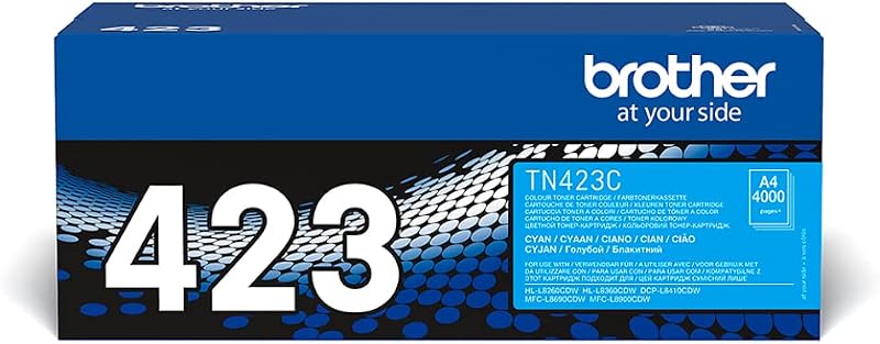 Brother TN-423C Cyan High Yield Toner Cartridge (Single) Genuine