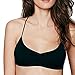Toraway Underwear, Cross Strap Padded Bra Crop Tops Vest Bustier Beach Tank Tops (Black)