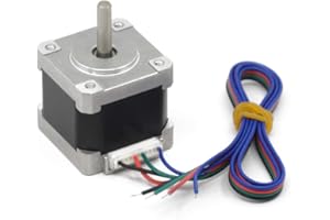 Iverntech Nema 14 Stepper Motor 35mm Body 1.8 ° 1A 2 Phase 4-Lead with 50CM Cable for 3D Printer, CNC Machine and Robotics
