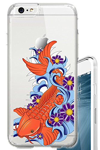 Iphone 6s plus case 5.5 inch japanese koi fish nautical…