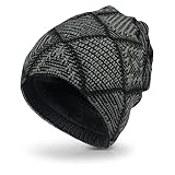 Vbiger Beanie Hat Knit Hat Winter Skull Wool Hat Windproof for Men & Women