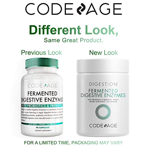 Codeage Digestive Enzymes Supplement, 3Month Supply, Gut Health