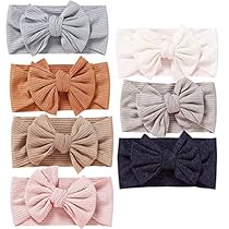 Baby Girl Nylon Headbands Newborn Infant Toddler Hairbands and Bows Child Hair Accessories