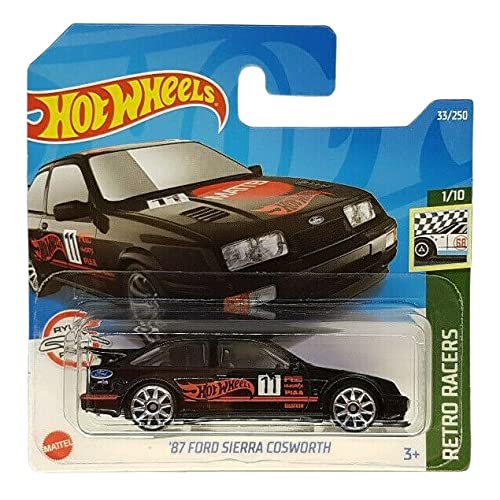 Hot Wheels - '87 Ford Sierra Cosworth - Retro Racers 1/10 - HCT21 - Short Card - Bilstein - PIAA - Ryu's Rides - Mattel 2022