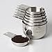KitchenMade Measuring Cups 7 Piece Set of Quality Professional Grade 18:8 Stainless Steel-Perfect for Dry and Liquid Ingredients, small