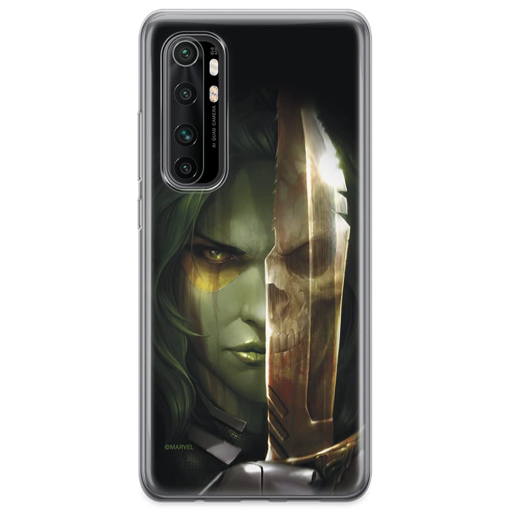 ERT GROUP mobile phone case for Xiaomi MI NOTE 10 Lite original and officially Licensed Marvel pattern Gamora 002 optimally adapted to the shape of the mobile phone, case made of TPU