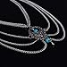 Susenstone®Womens Beach Barefoot Sandal Foot Turquoise Jewelry Anklet Chain Tassel