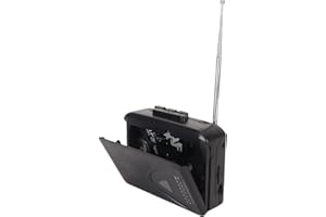 Portable Cassette Players, Tape Player with FM AM Radio, Support Speakers and Headphone Playback, Cassette to MP3 Converter T