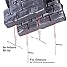 17 Inch Halloween RIP Graveyard Tombstones-5 Pack Halloween Decorations with 12 Metal Stakes for Outdoor Yard Decoration